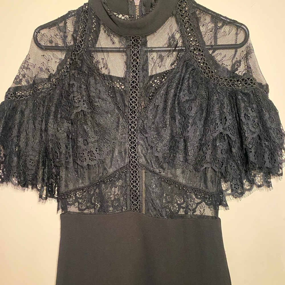 Black Lace Fashion Nova Dress